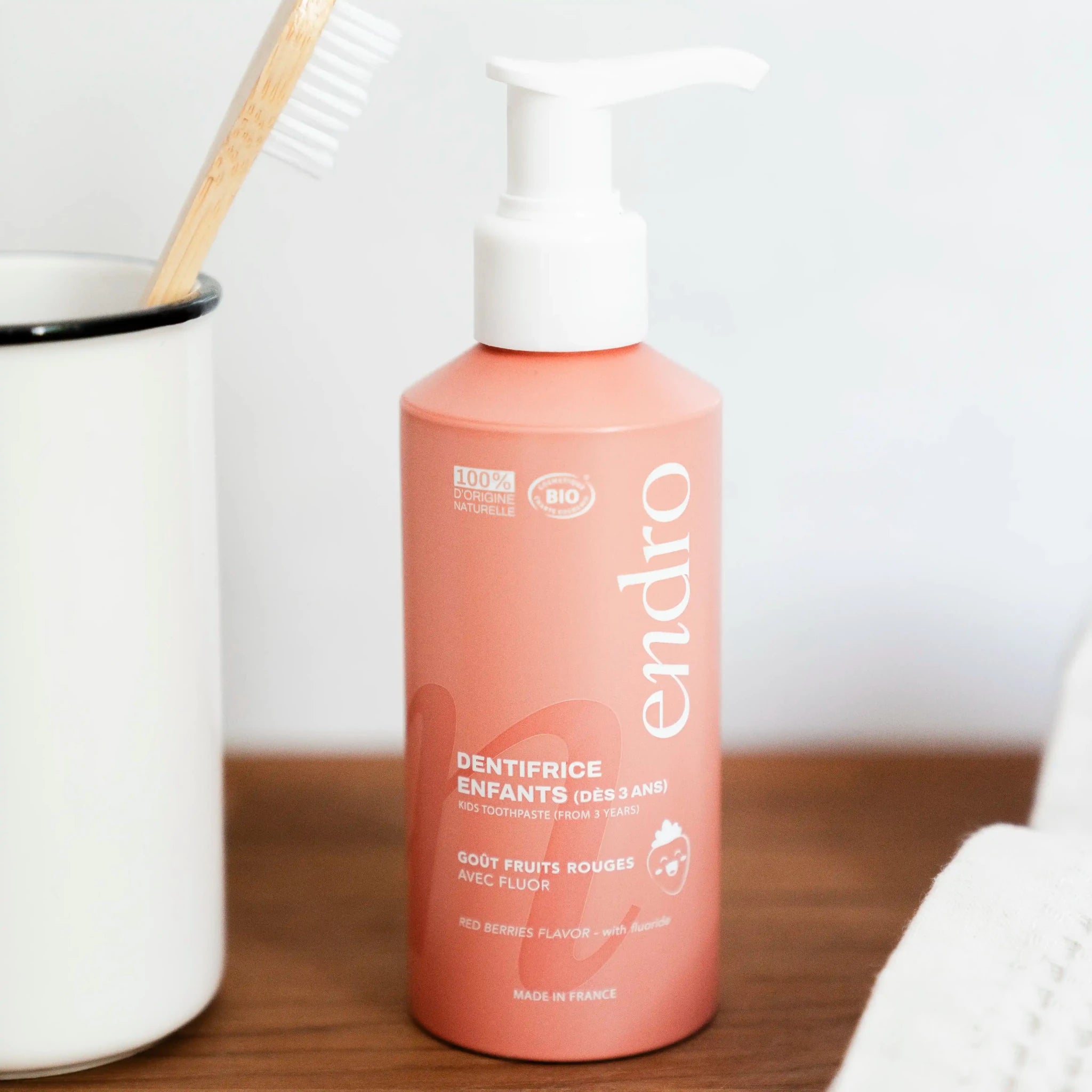 Dentifrice Enfants - Goût Fruits Rouges - Endro Cosmetiques
