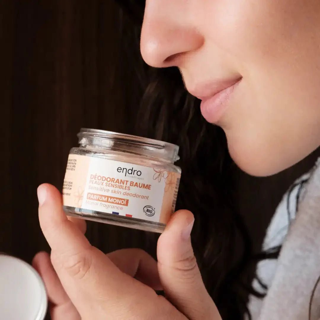 Déodorant Peaux Sensibles - Parfum Monoï, sans bicarbonate - Endro Cosmetiques