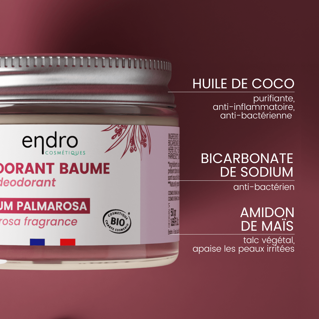 Déodorant Solide - Palmarosa - Endro Cosmetiques