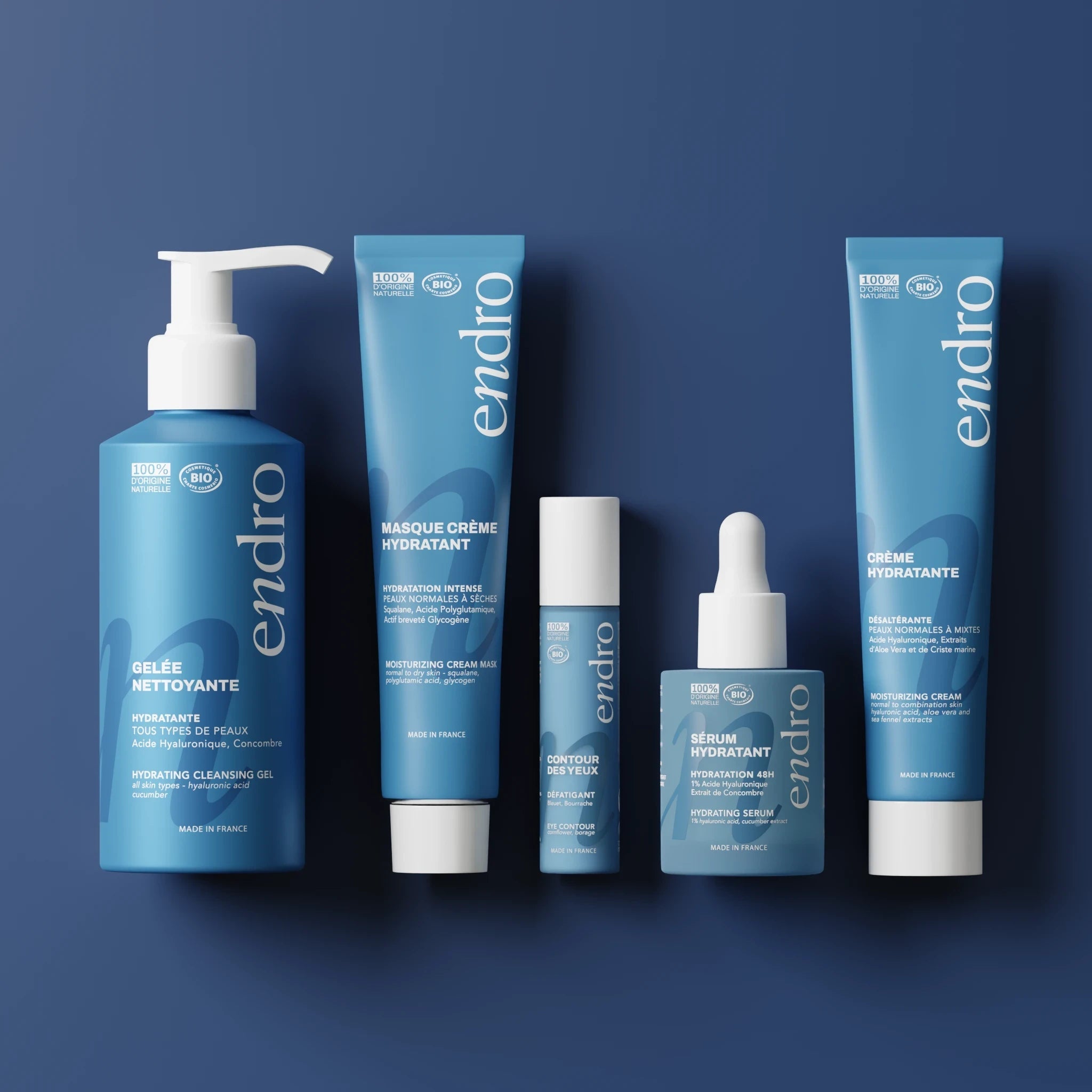 Routine Visage - Hydratation Intense - Endro Cosmetiques