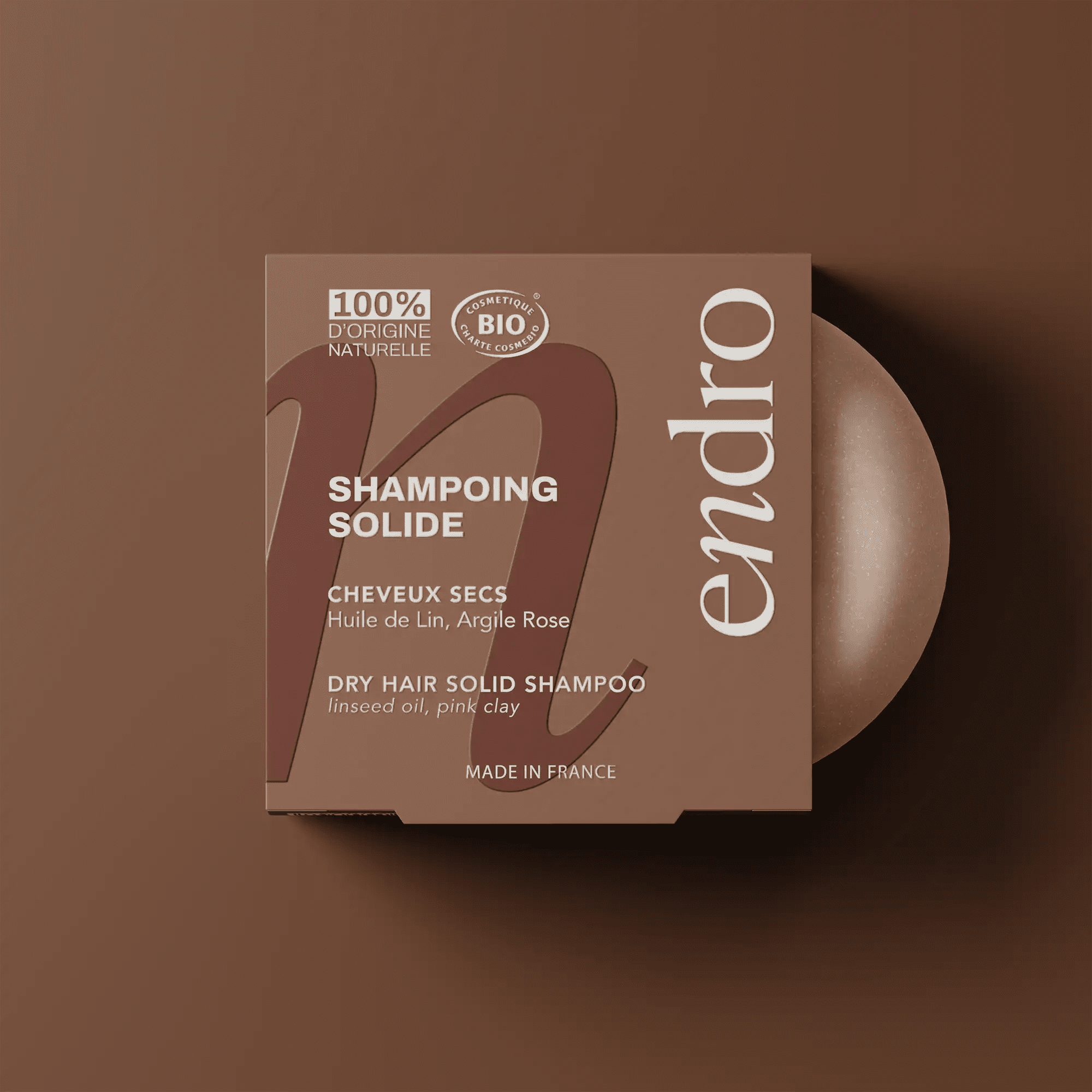 Shampoing Solide - Cheveux Secs - Endro Cosmetiques